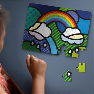 Pop - Art Jigsaw Abstract puzzle set for kids