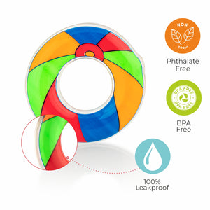 Soft, flexible water teether set for babies