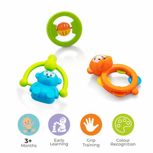 ideal for 3-month-olds and up