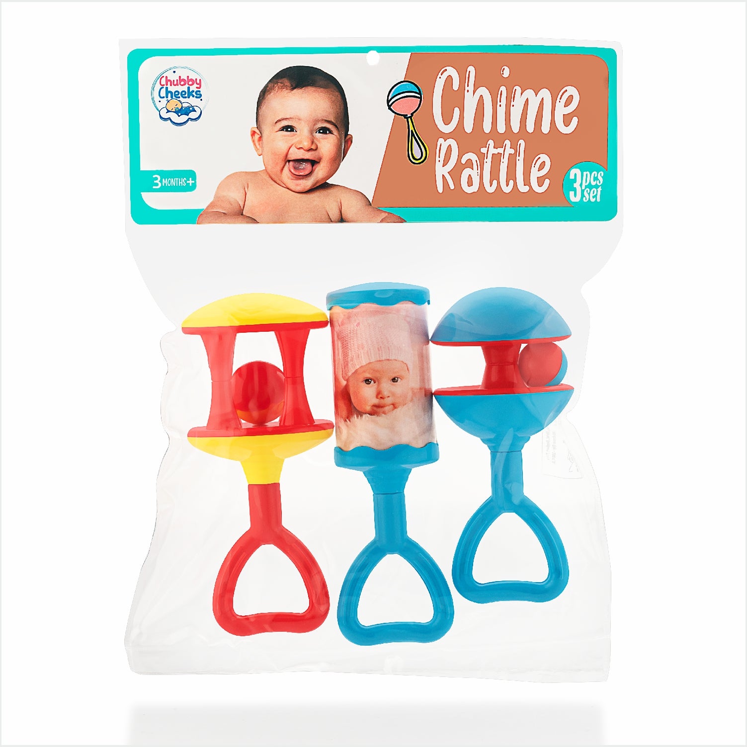 Vibrant, easy-to-grip rattle