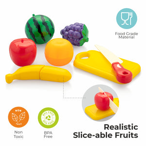 Realistic Slice able fruits