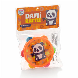 dafli rattle in orange colour