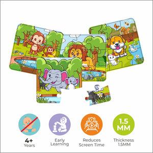 Educational jigsaw puzzle toy for children 4+ years