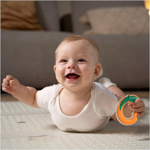 Colourful water teether with a soothing design for babies