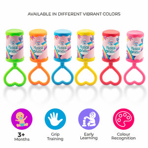 Musical Rattle Available in different colours