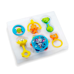 Colourful rattle set for babies
