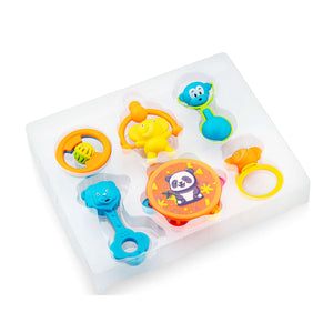 Colourful rattle set for babies