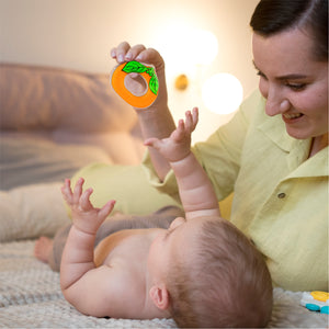 Colourful water teether with a soothing design for babies