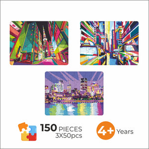 Pop Art Cities Jigsaw