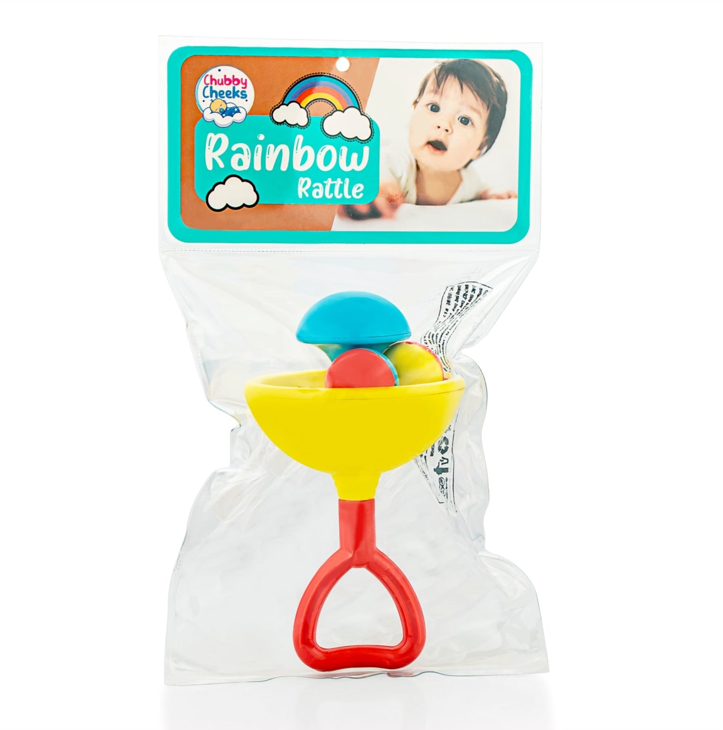 Vibrant, easy-to-grip rattle
