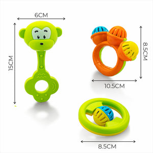 ideal for 3-month-olds and up