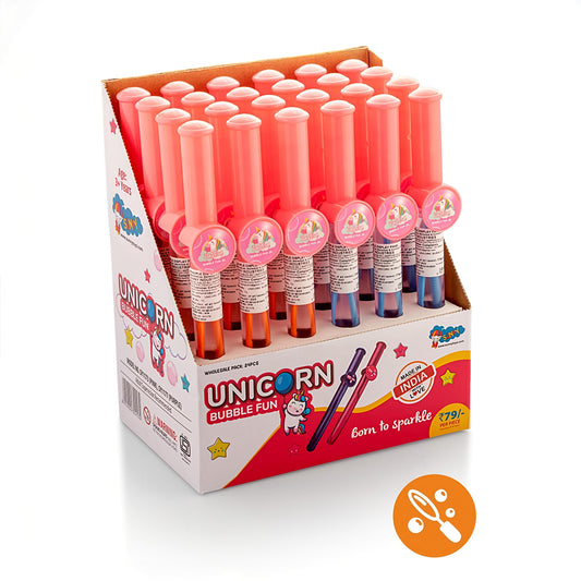 Unicorn Bubbles Single Bubble Wand Fun for ages 3 to 99