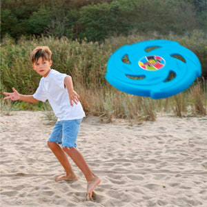 kids playing with frisbee