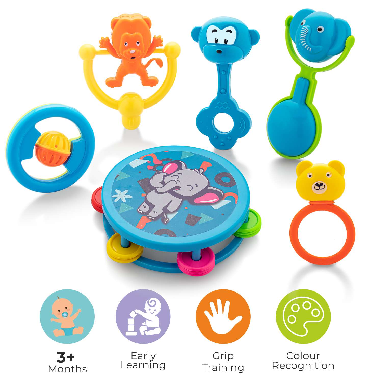 Fun and engaging baby rattle