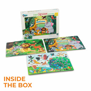 Jigsaw puzzle set perfect for kids to learn and play