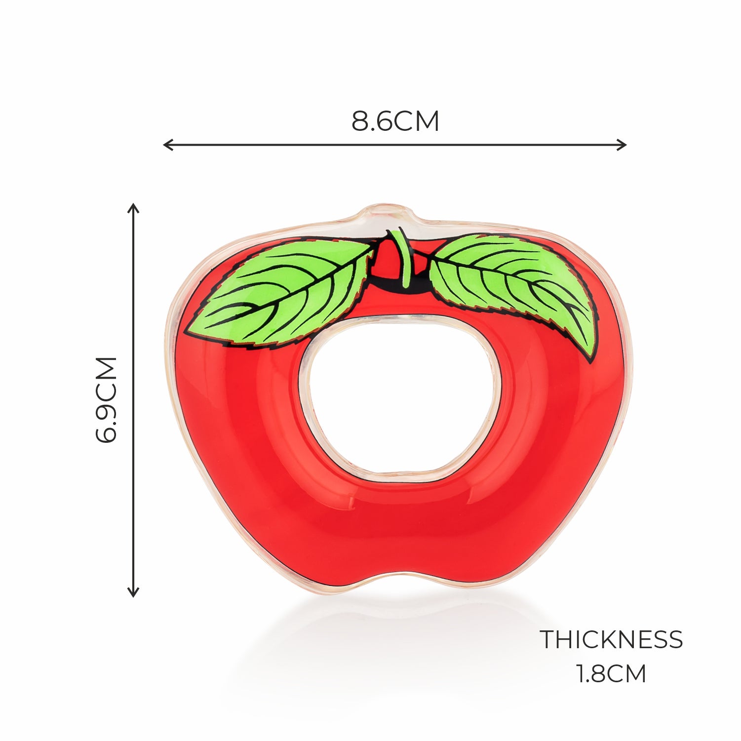 Colourful water teether