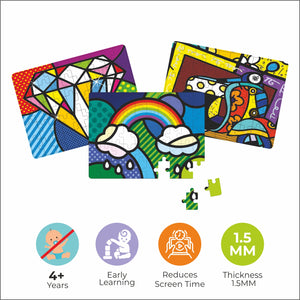 Interactive jigsaw puzzles for kids
