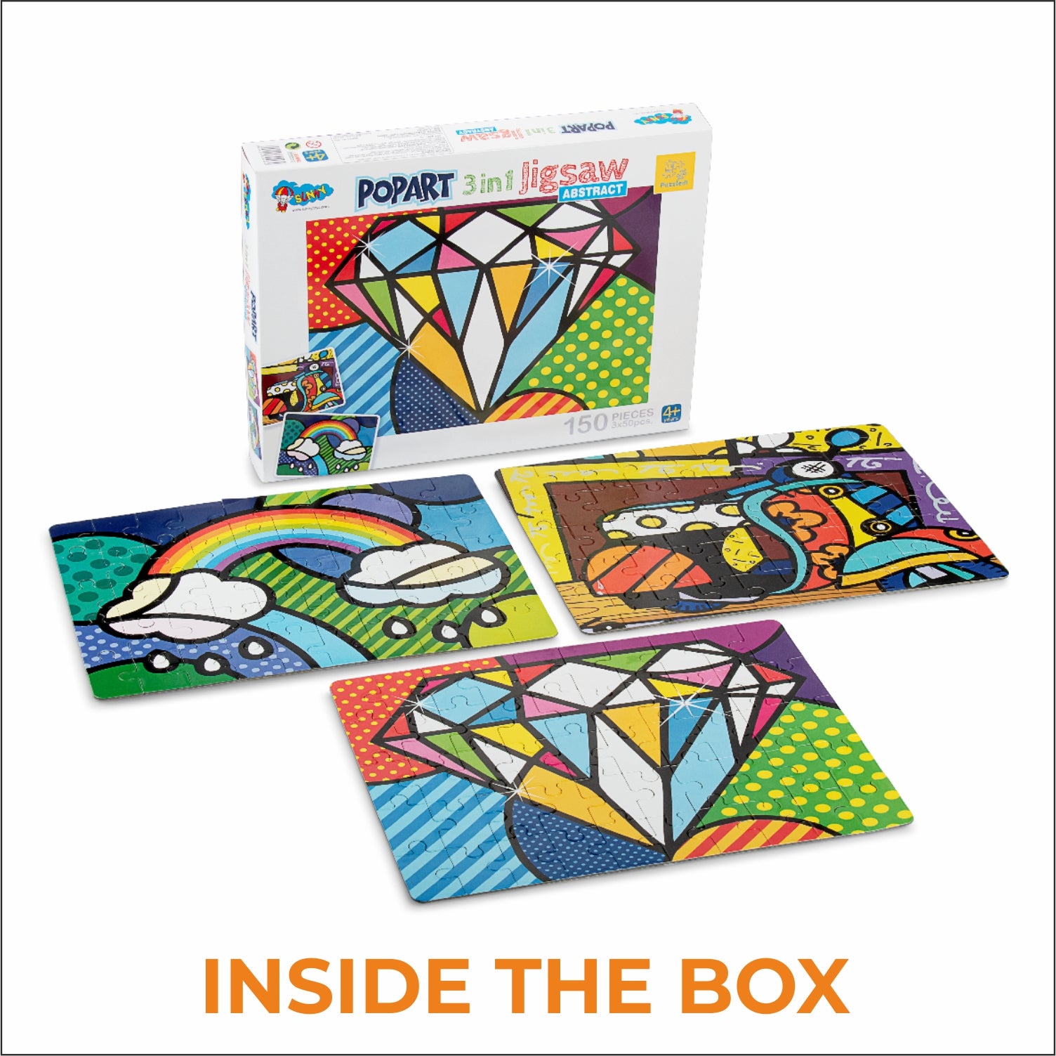Educational jigsaw puzzle toy for children 4+ years