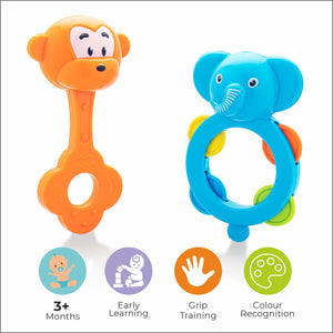 In orange or skyblue colour
