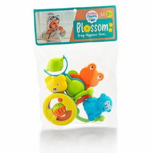 Colourful Blossom rattle for babies