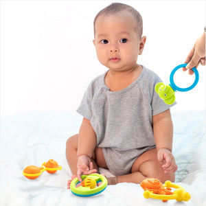kid playing with toy