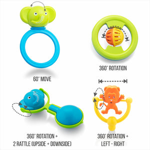 Fun and engaging baby rattle