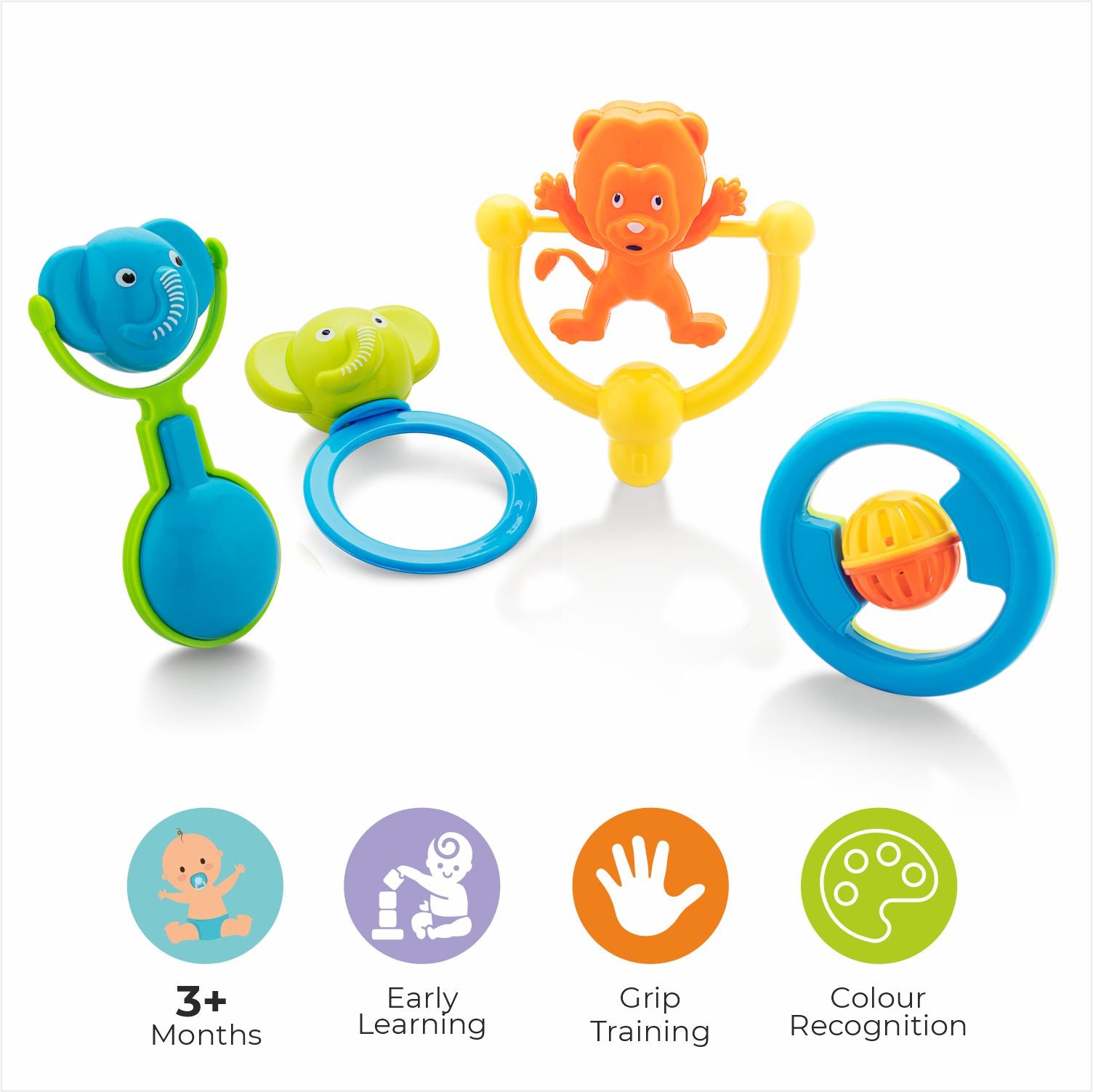 Fun and engaging baby rattle