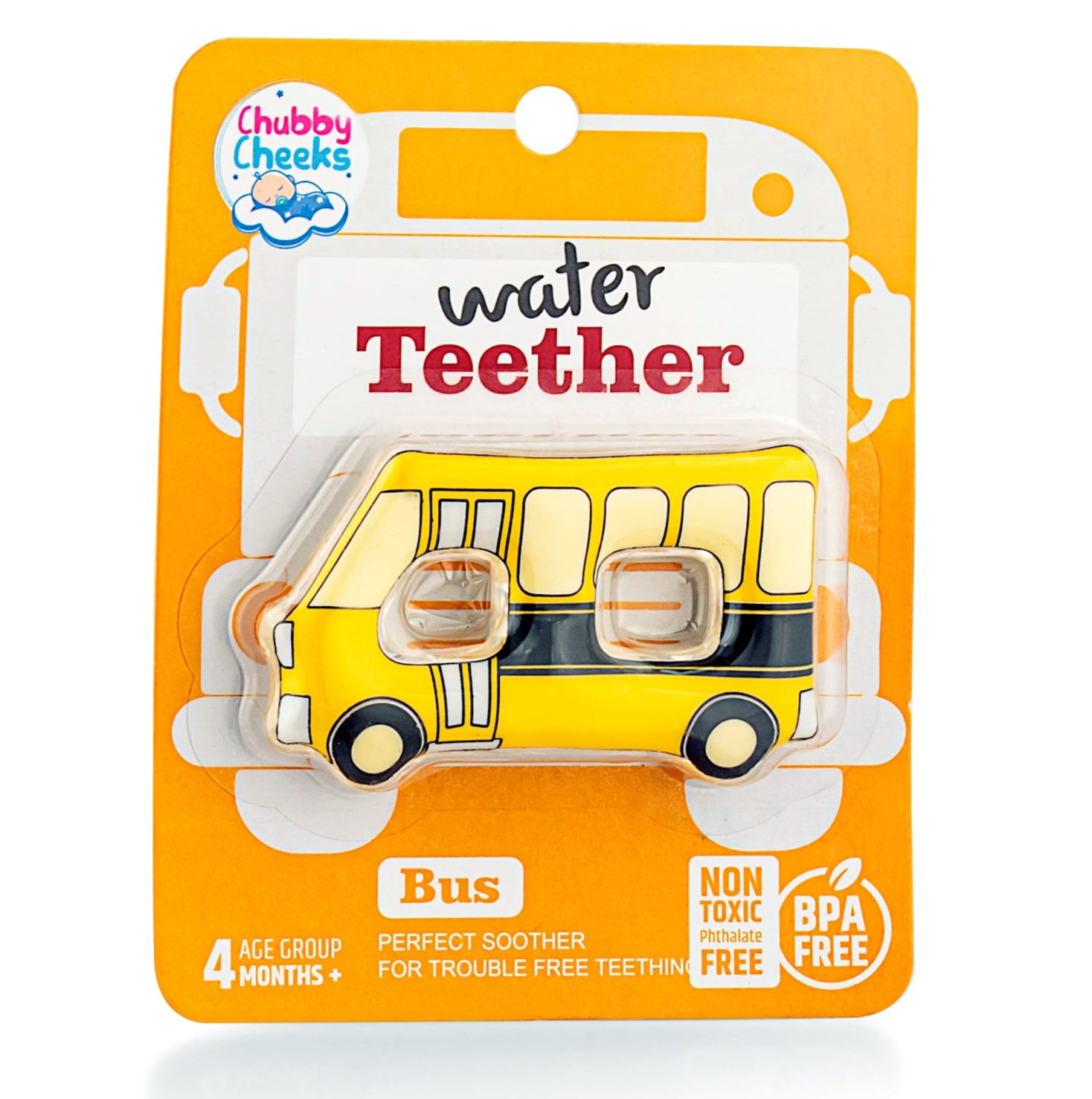  Bus Shape Baby Teether