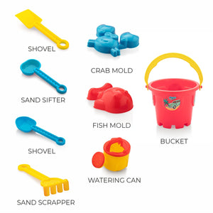Sand Scrapper, Shovel and all products in red colour