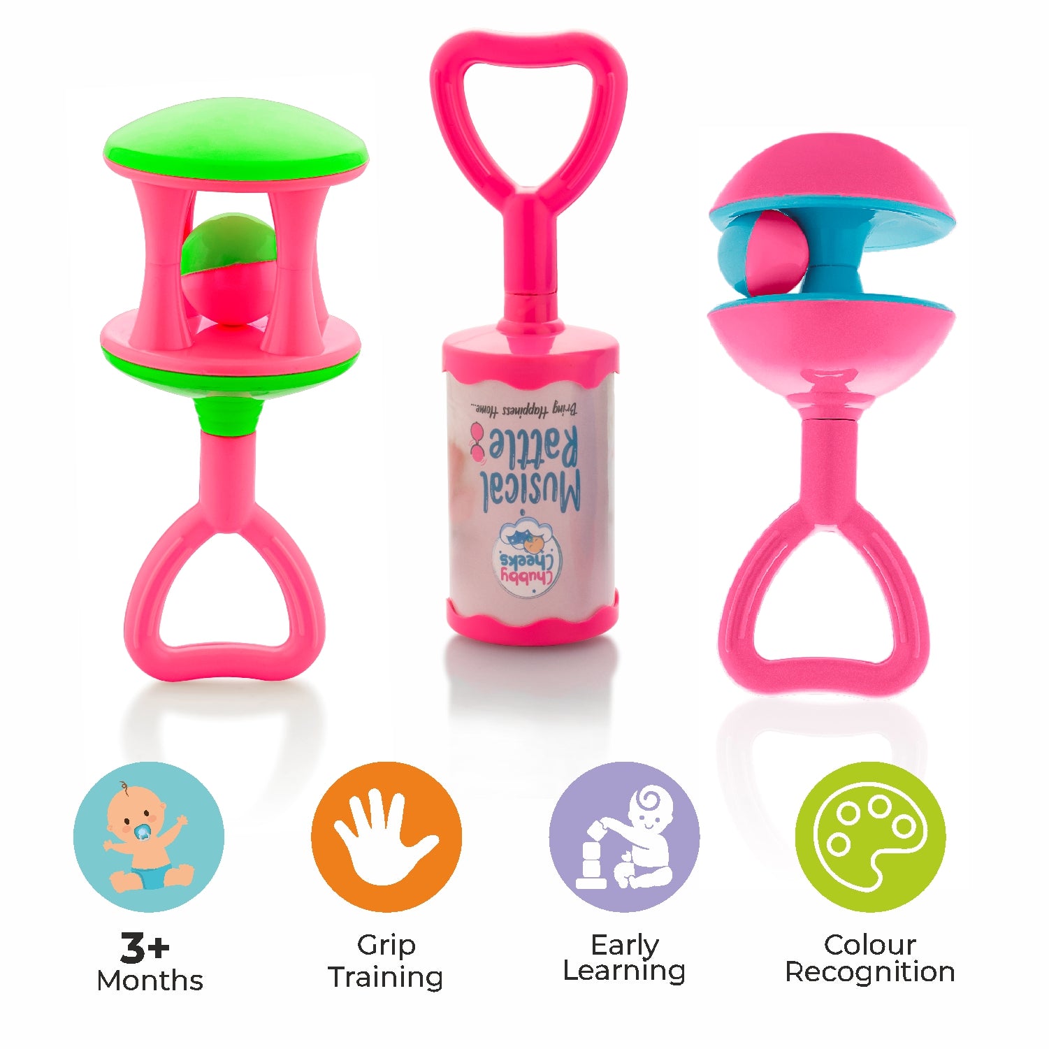 Colourful Chime Rattle Set