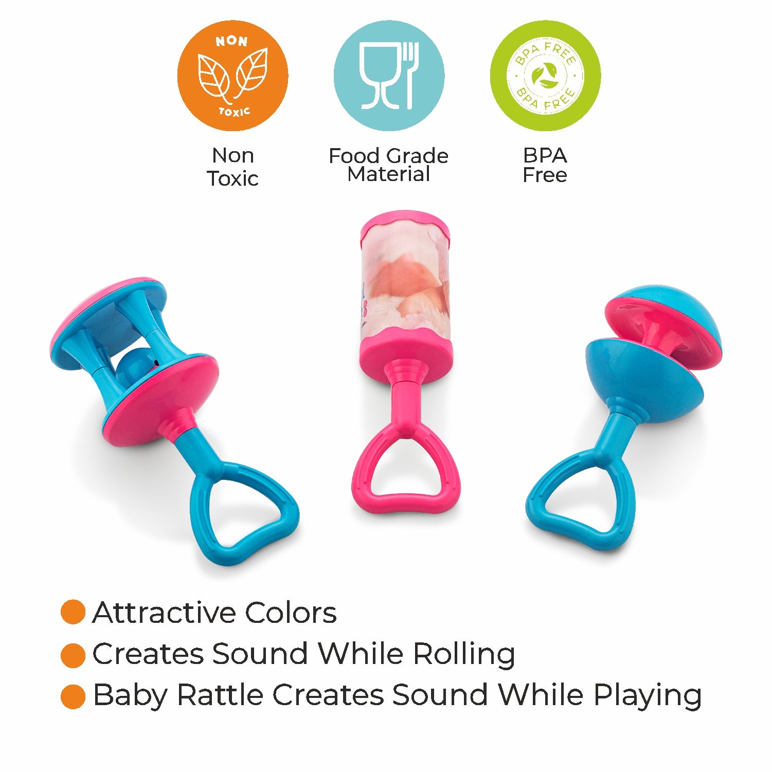 Fun and engaging baby rattle