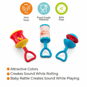 Fun and engaging baby rattle set