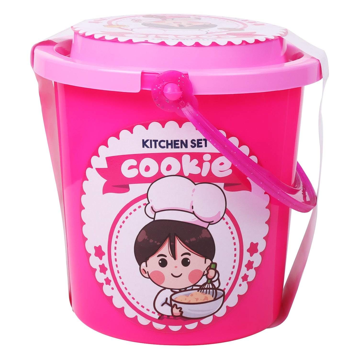 kitchen bucket in pink colour