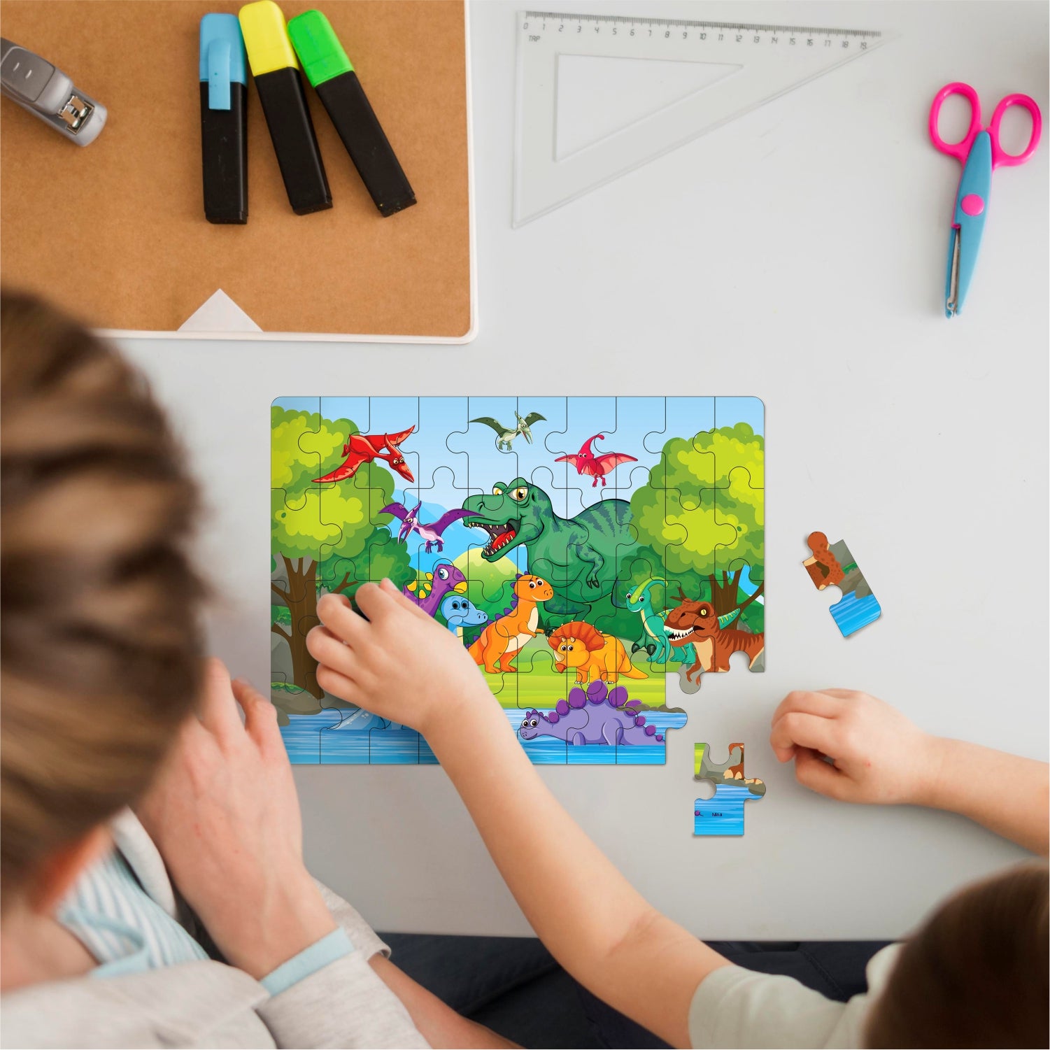 Interactive jigsaw puzzles for kids