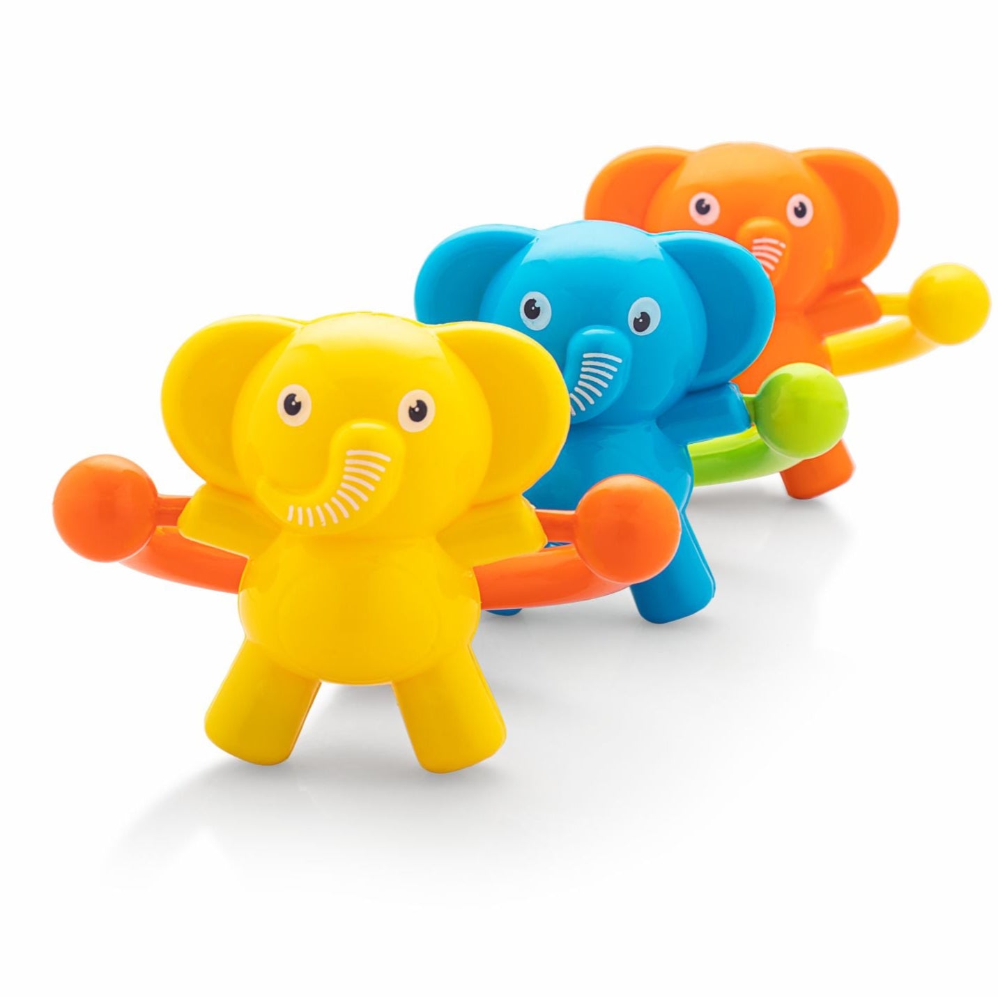 Elephant Family Rattle Set