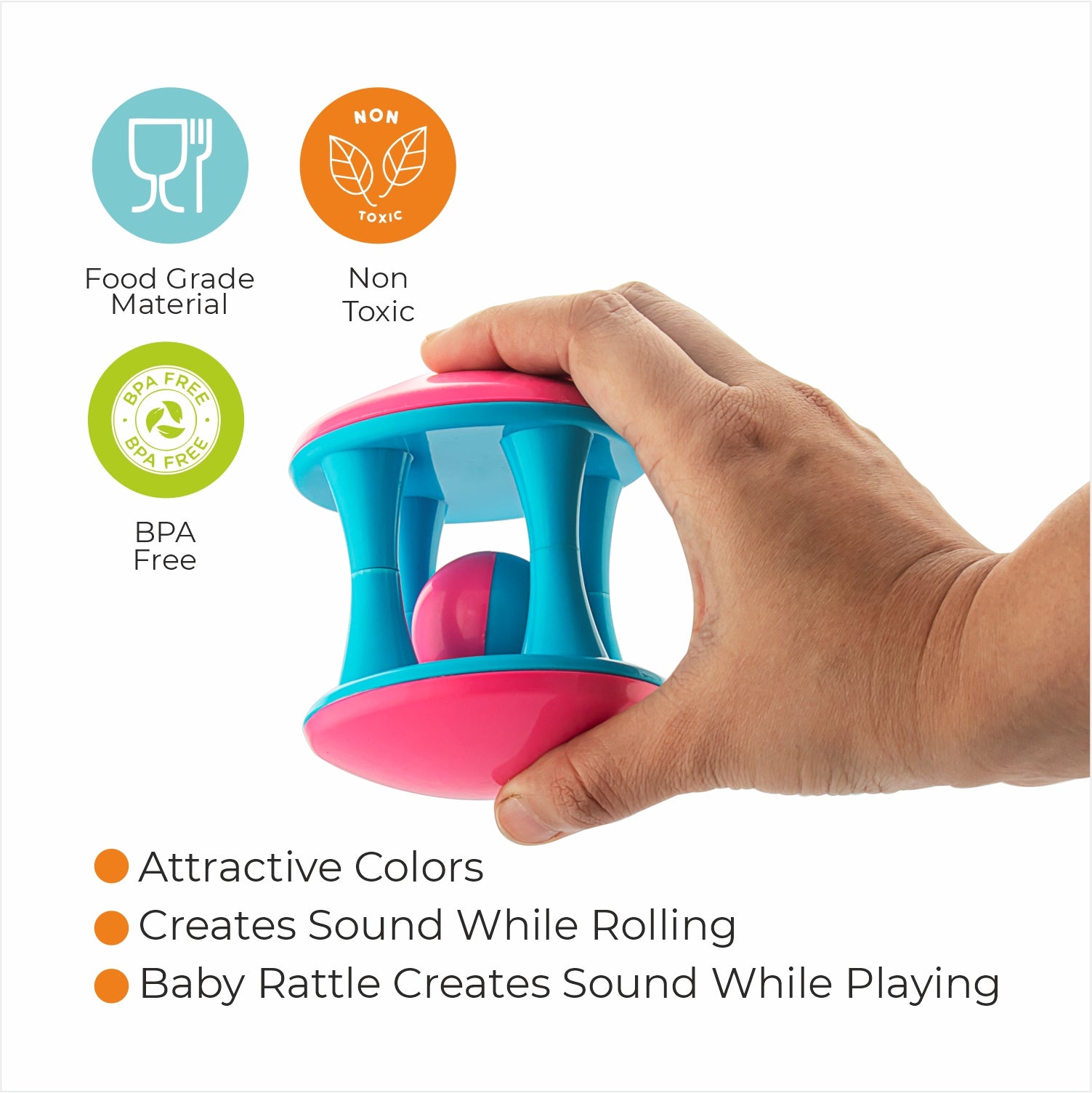 Grasp Roller Rattle