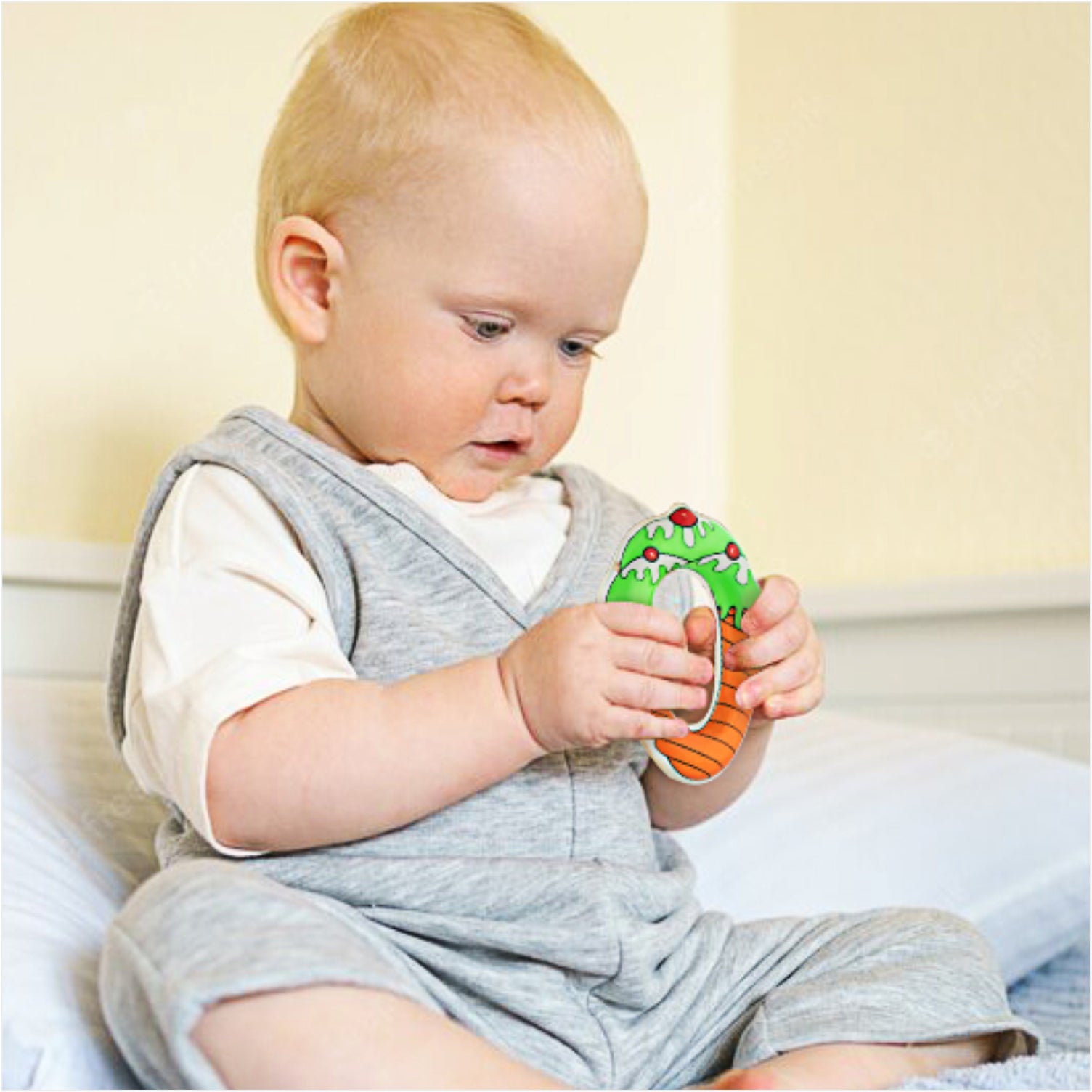  Ice-Cream Shape Baby Teether 