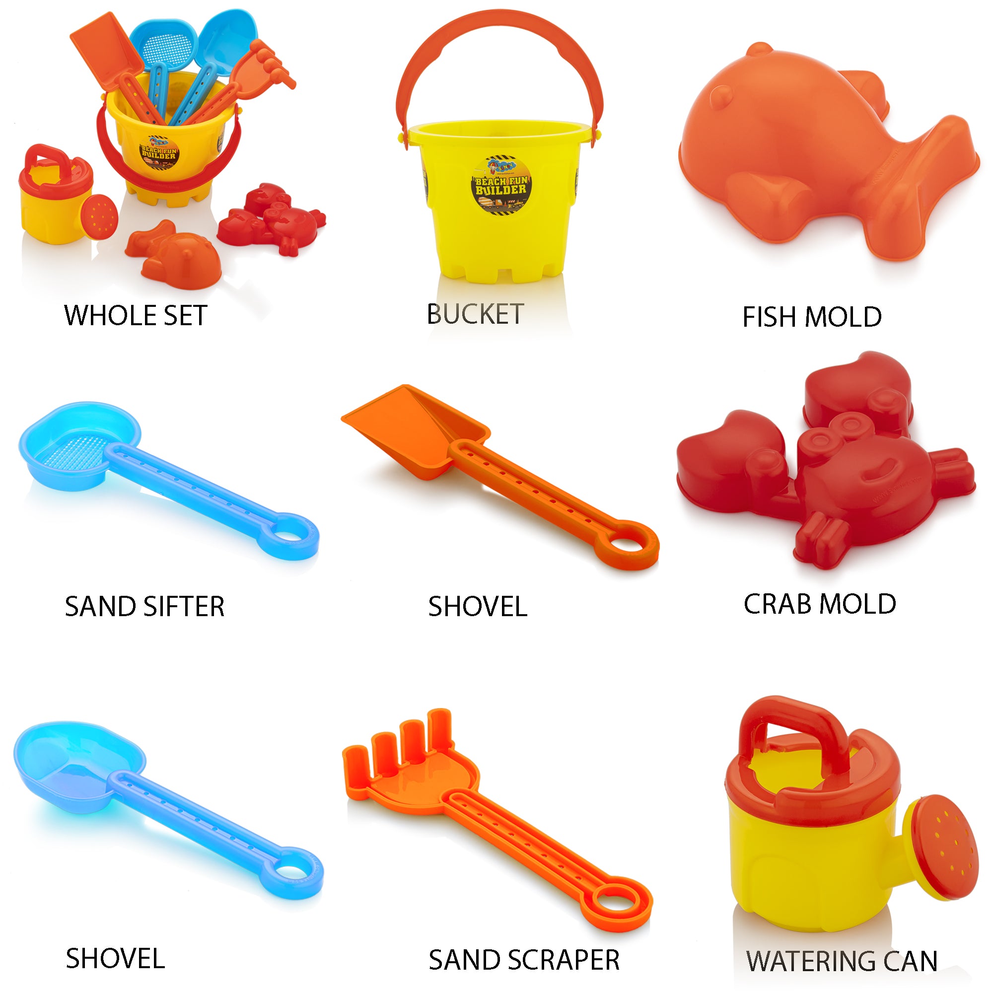 JCB Builder Beach Fun Set -3