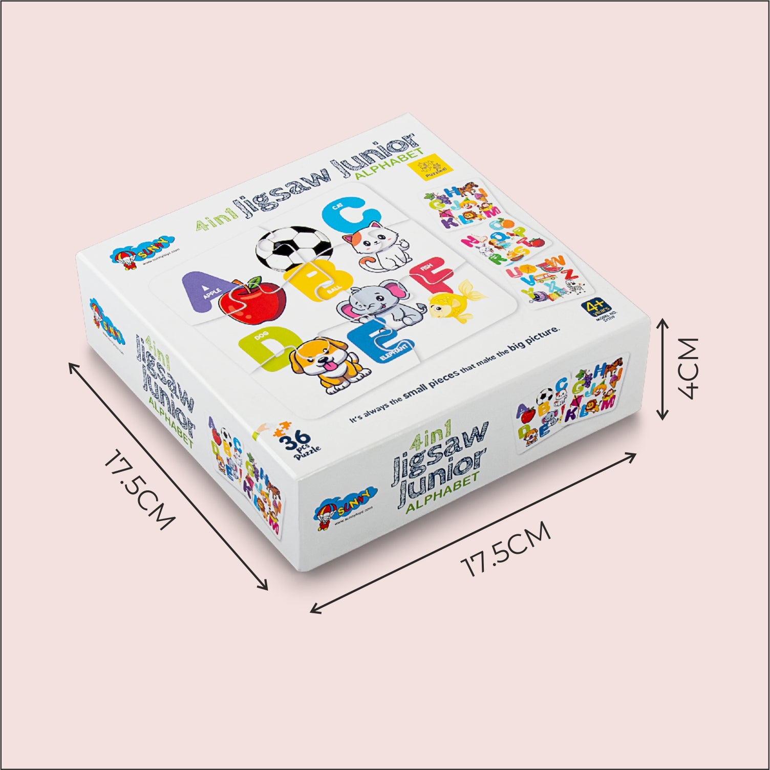 Jigsaw puzzle set for kids featuring live puzzle