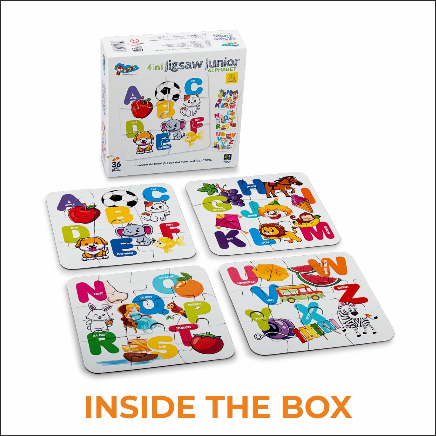 3 in 1 Puzzles for children