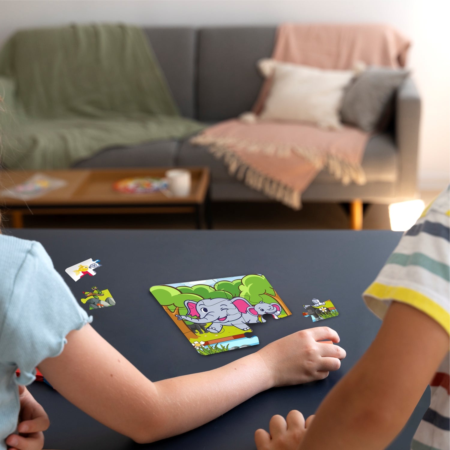 Pop - Art Jigsaw Animals puzzle set for kids