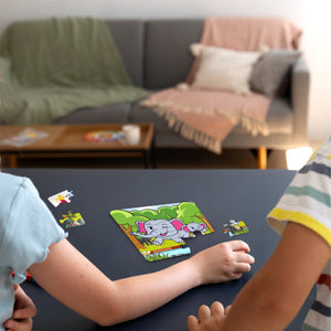 Pop - Art Jigsaw Animals puzzle set for kids