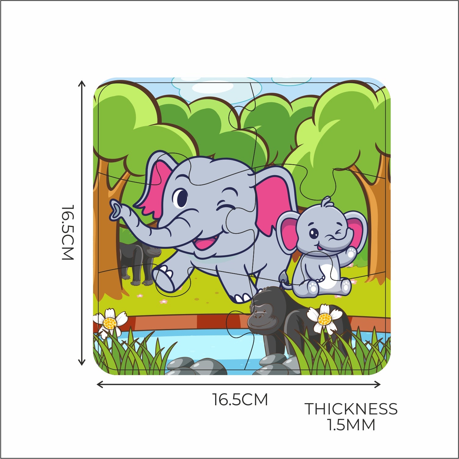 Interactive jigsaw puzzles for kids