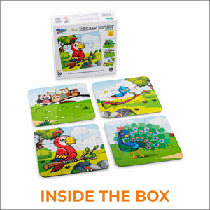Pop - Art Jigsaw Birds puzzle set for kids