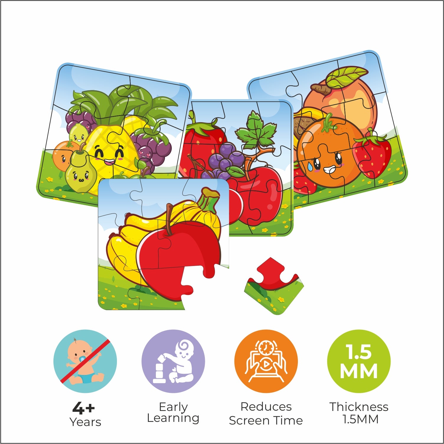 Educational jigsaw puzzle toy for children 4+ years