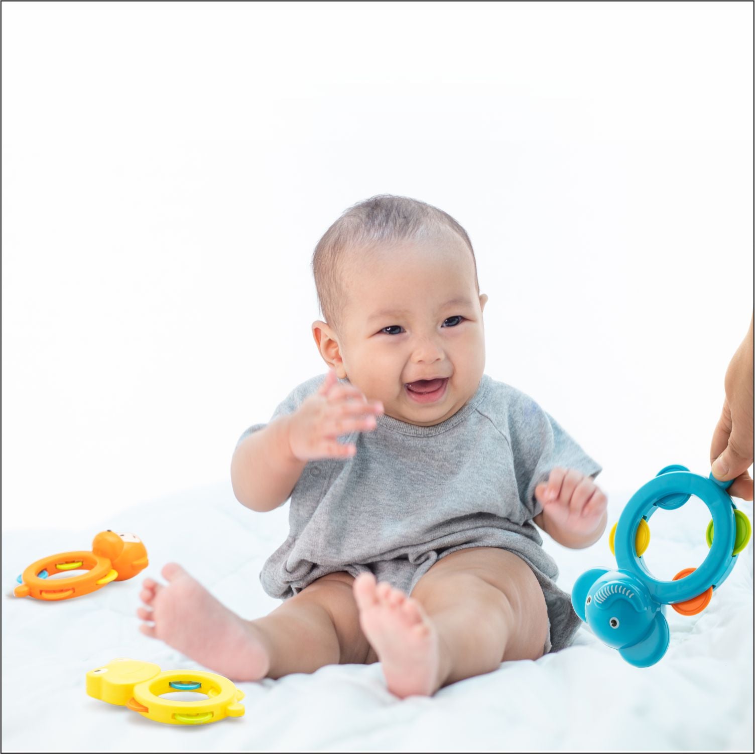 Jungle Friend Rattle Set