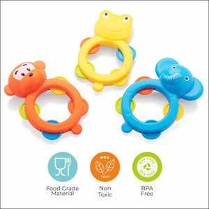 Jungle Friend Rattle Set