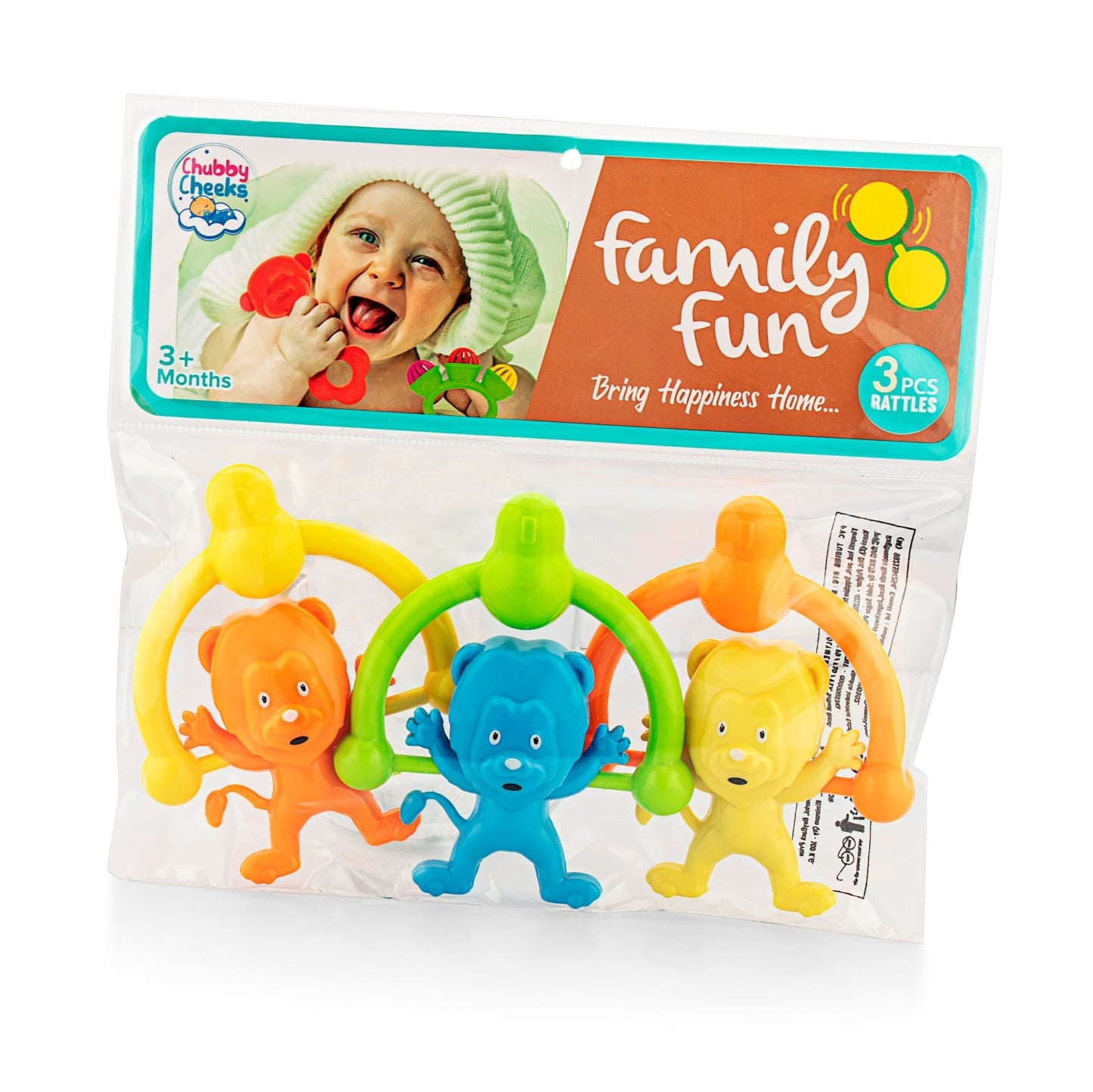 Lion Family Fun Rattle Set