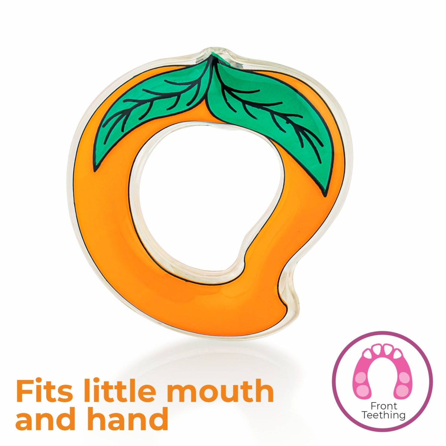 Soft, flexible water teether set for babies