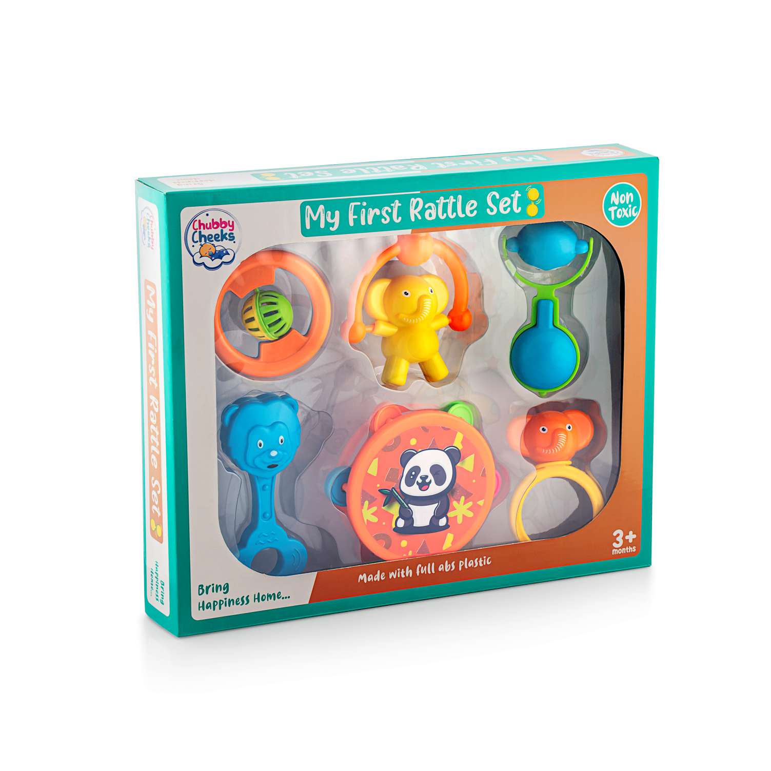 Colourful  rattle set for babies